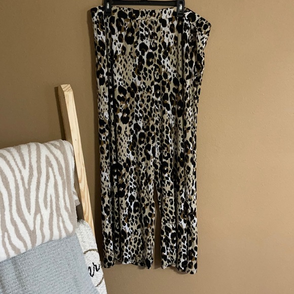 Cato Pants - CATO PLUS SIZE animal print leopard pants stretchy waist size 22/24W